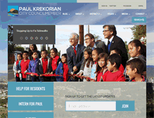 Tablet Screenshot of paulkrekorian.org